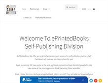 Tablet Screenshot of eprintedbooks.com
